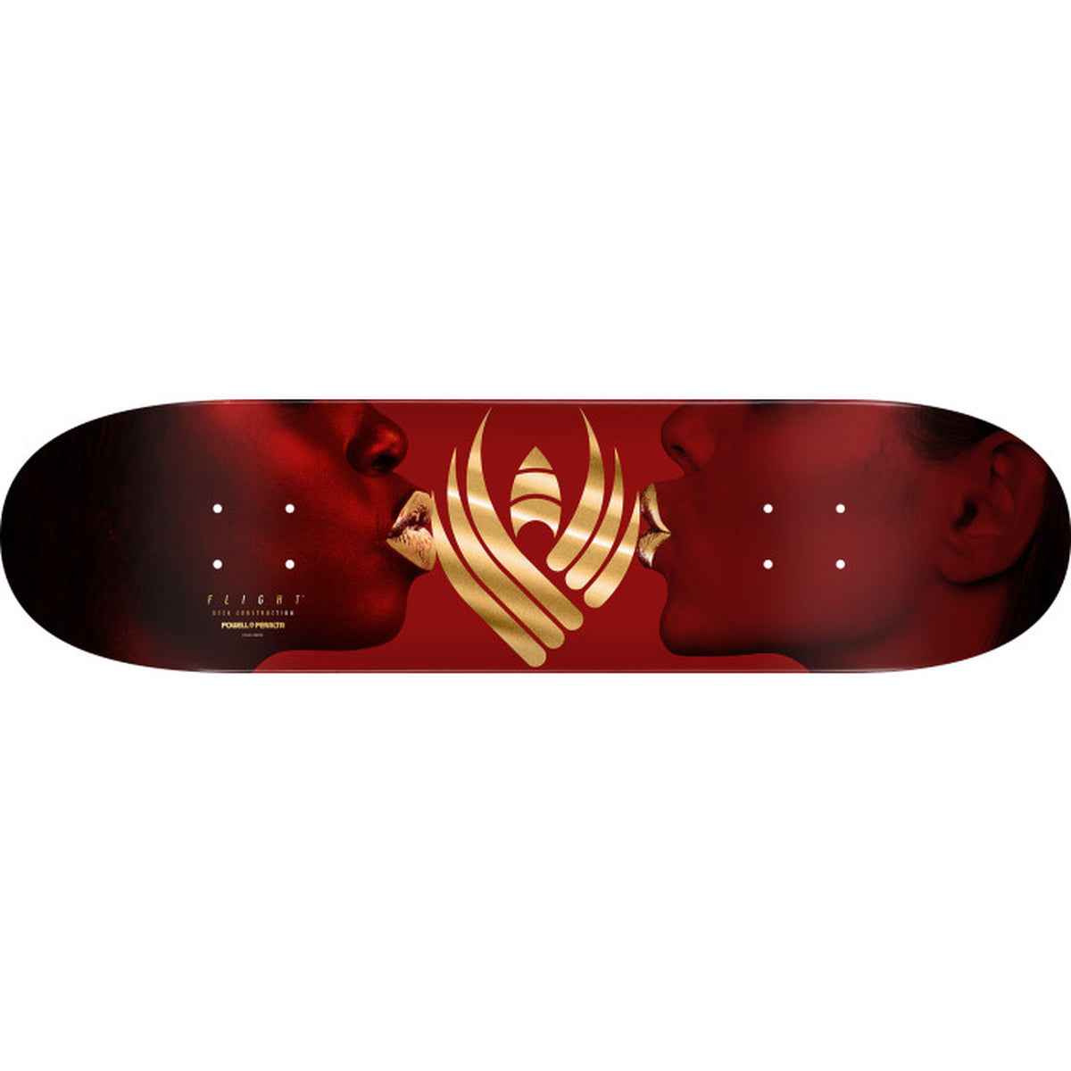Powell Peralta Kiss 8,75" Burgunderrot / Goldfolie Flight®