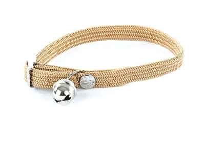 Martin Halsband Katze Elastisch Nylon Beige