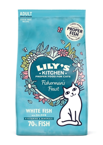 Lily's Kitchen Katze Weissfisch / Lachs