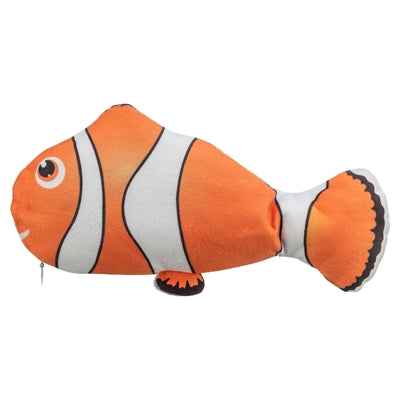 Trixie Flunder Fisch Stoff Katzenminze Orange