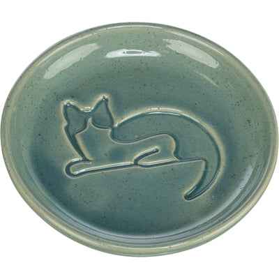 Trixie Katzenfressnapf Keramik Blau