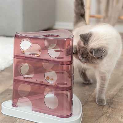 Trixie Katze Aktivität Käseturm Kunststoff