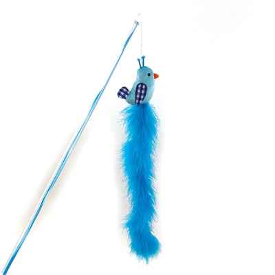 Happy Pet Gestromt Katze Igel Vogel Blau