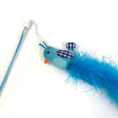 Happy Pet Gestromt Katze Igel Vogel Blau