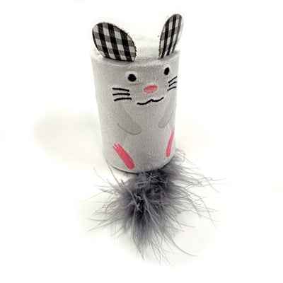 Happy Pet Tabby Patch Maus Klappern Und Rollen Grau