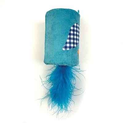 Happy Pet Tabby Patch Vogel Rasseln Und Rollen Blau