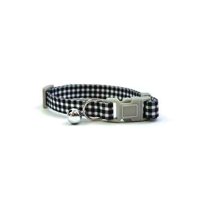 Happy Pet Tabby Patch Kragen Katze Kariert Schwarz