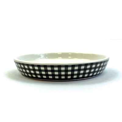 Happy Pet Tabby Patch Futterschale Katze Diamant Keramik Schwarz/Weiss