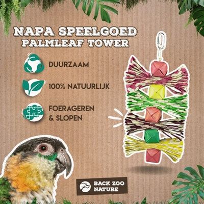 Back Zoo Nature Palmleaf-Turm