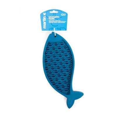 Martin Leckmatte Fisch Silikon Blau