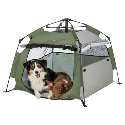 Trixie Hundezelt Pop-Up Olivgrün / Beige