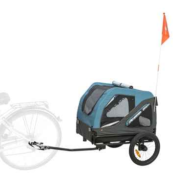 Trixie Fahrradanhänger Bis 35 Kg Blau / Grau