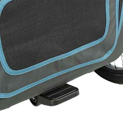 Trixie Fahrradanhänger Bis 35 Kg Blau / Grau