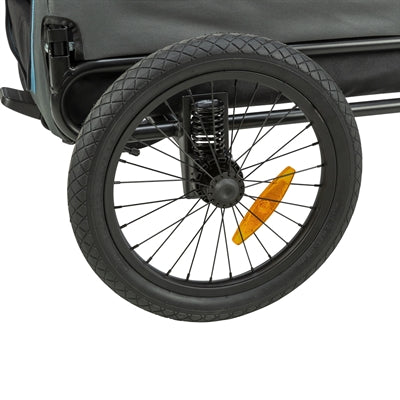 Trixie Fahrradanhänger Bis 35 Kg Blau / Grau