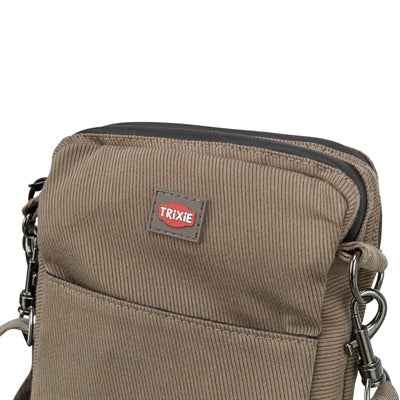 Trixie Snackbeutel Gerippter Samt Polyester Braun