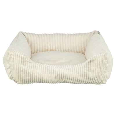 Trixie Vitaler Hundekorb Jonna Eckige Rippe Samtcreme