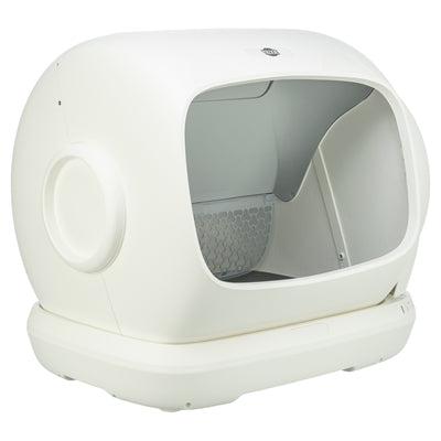 Trixie Selbstreinigendes Elektrisches Katzentoilette Xl Aus Kunststoff, Weiss