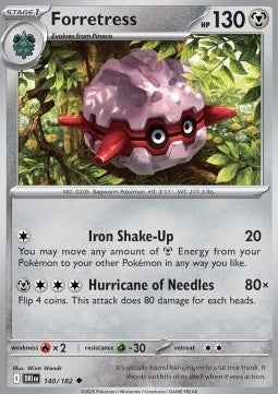 Spielkarte Pokemon Forretress Englisch kein Original