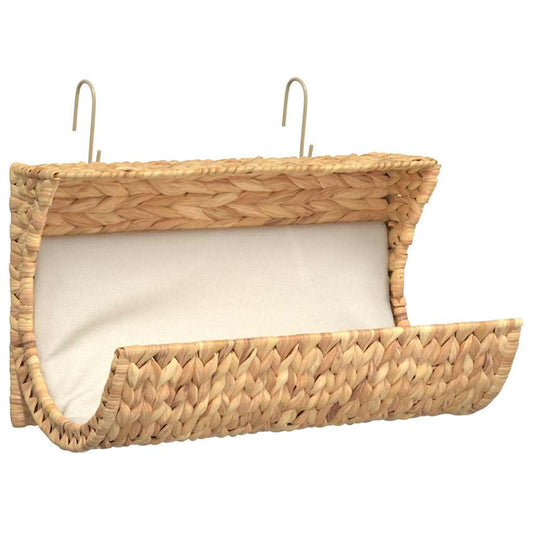 Katzenbett Mit Kissen Wasserhyazinthe 37 X 20 X 20 Cm