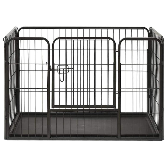 Welpenlaufstall Stahl 91,5X59X61 Cm