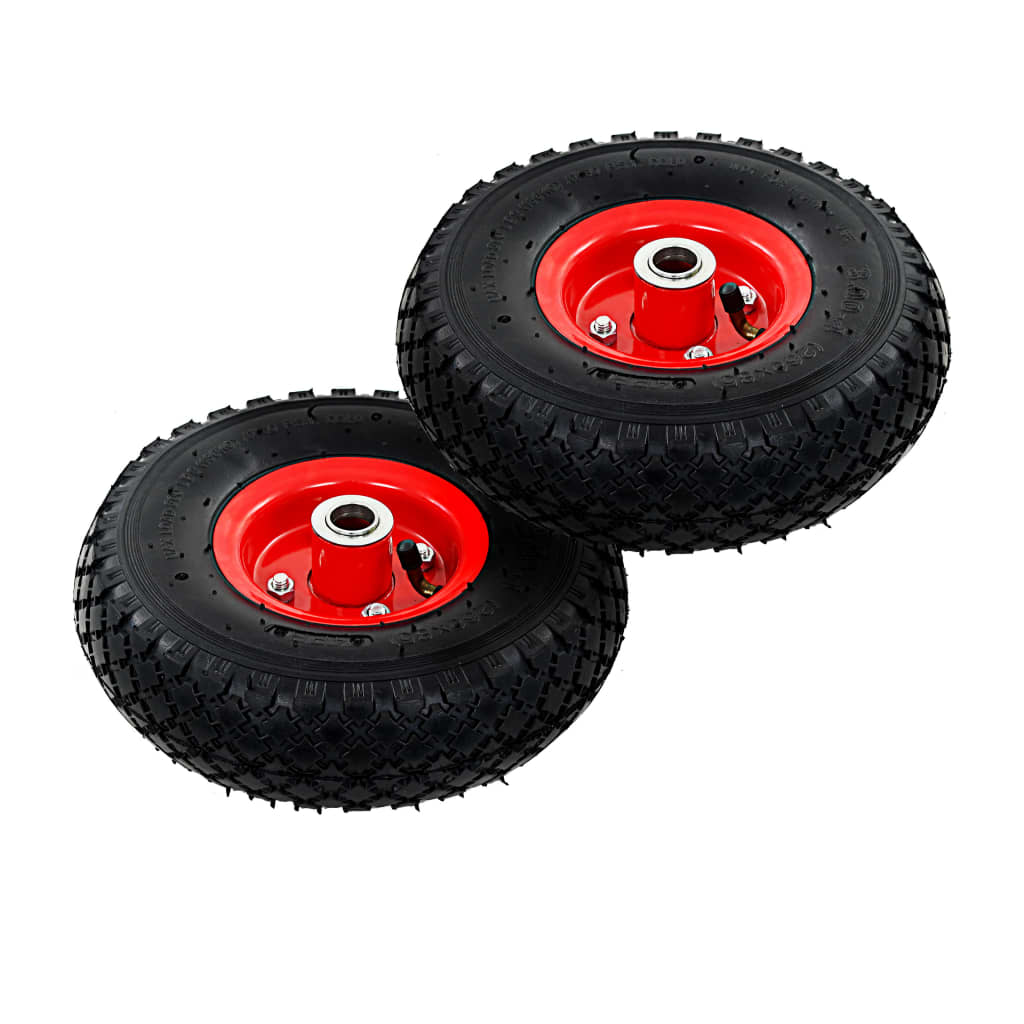 Sackkarrenräder 2 Stk. Gummi 3,00-4 (245X82)