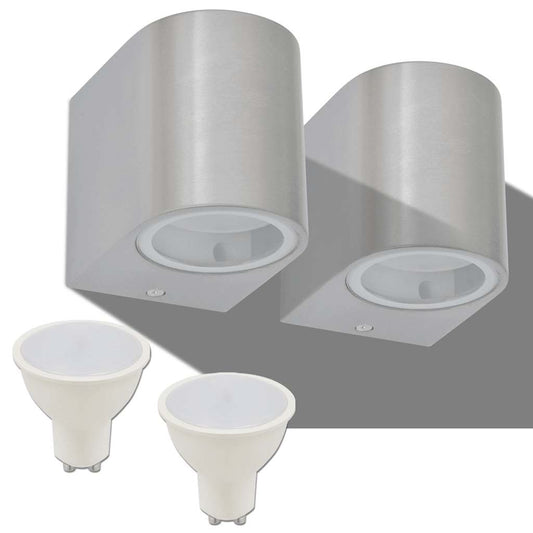 Led Außenwandleuchten 2 Stk. Abwärts
