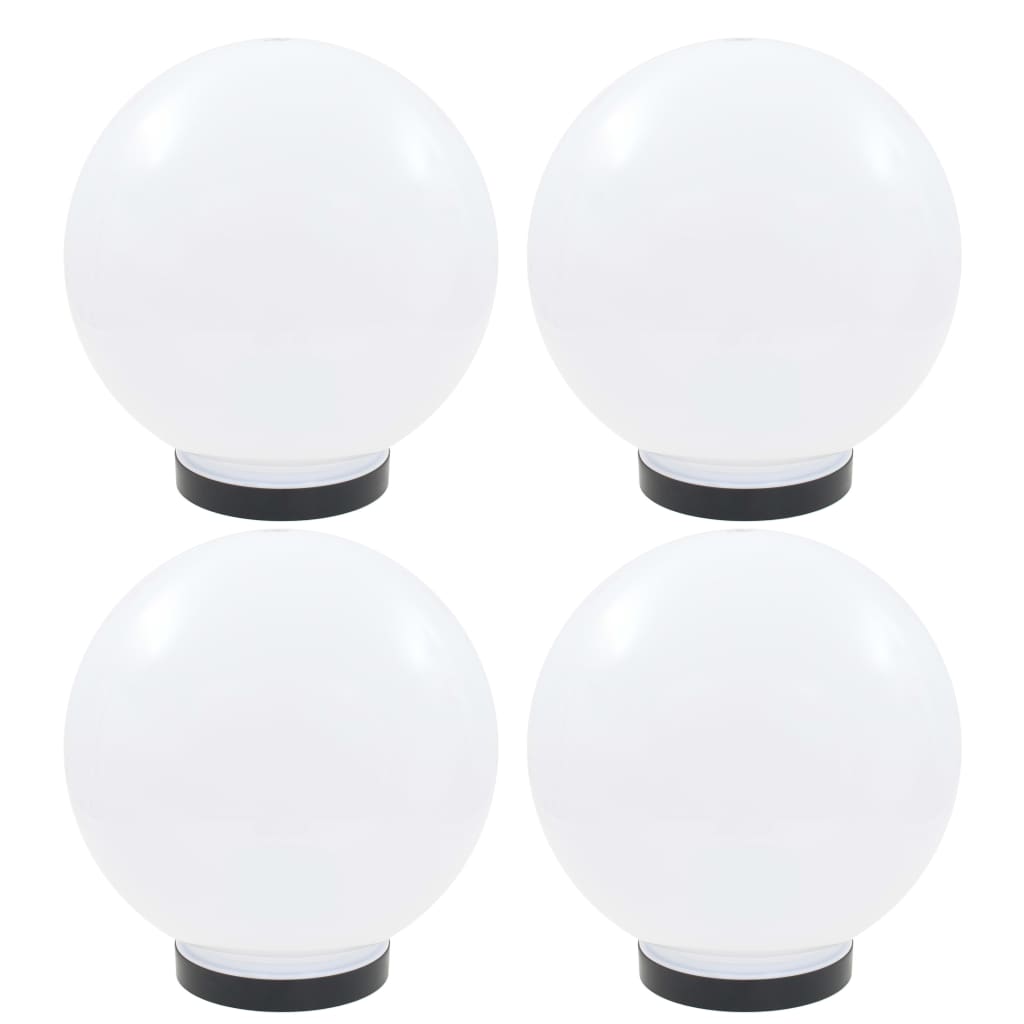 Led-Gartenleuchten 2 Stk. Kugelförmig Pmma