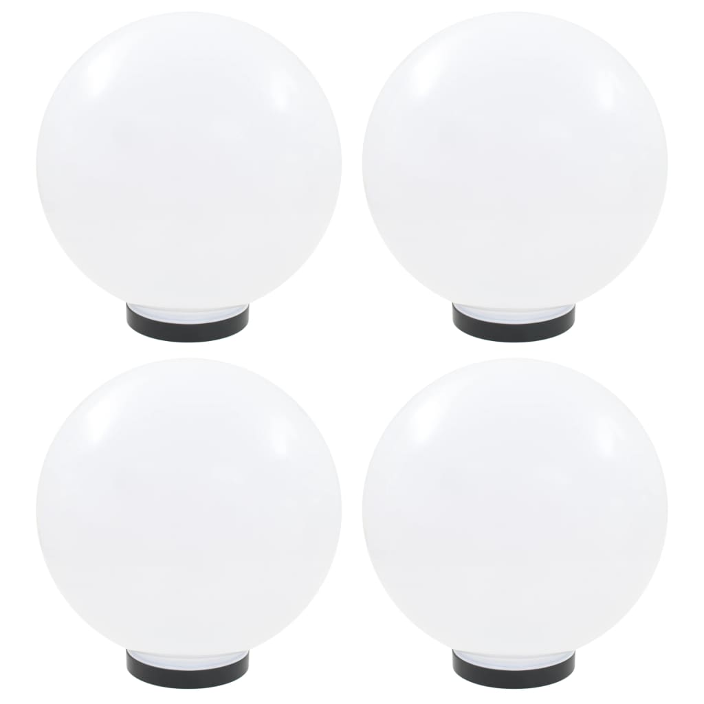 Led-Gartenleuchten 2 Stk. Kugelförmig Pmma
