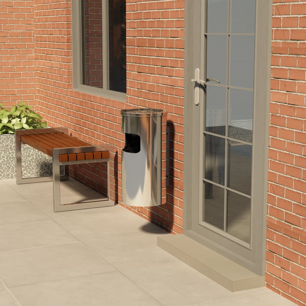 Wandaschenbecher Stahl 26 L