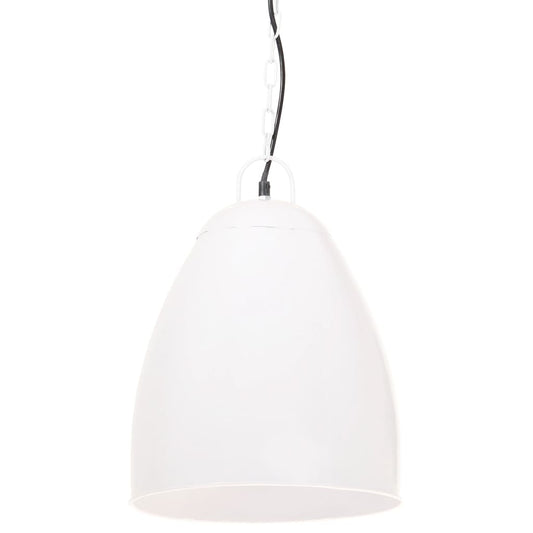 Hängelampe Industriestil 25 W Rund 32 Cm E27 Weiß