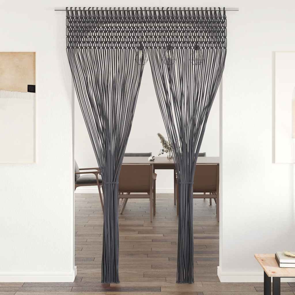 Makramee Vorhang 140×240 Cm Baumwolle