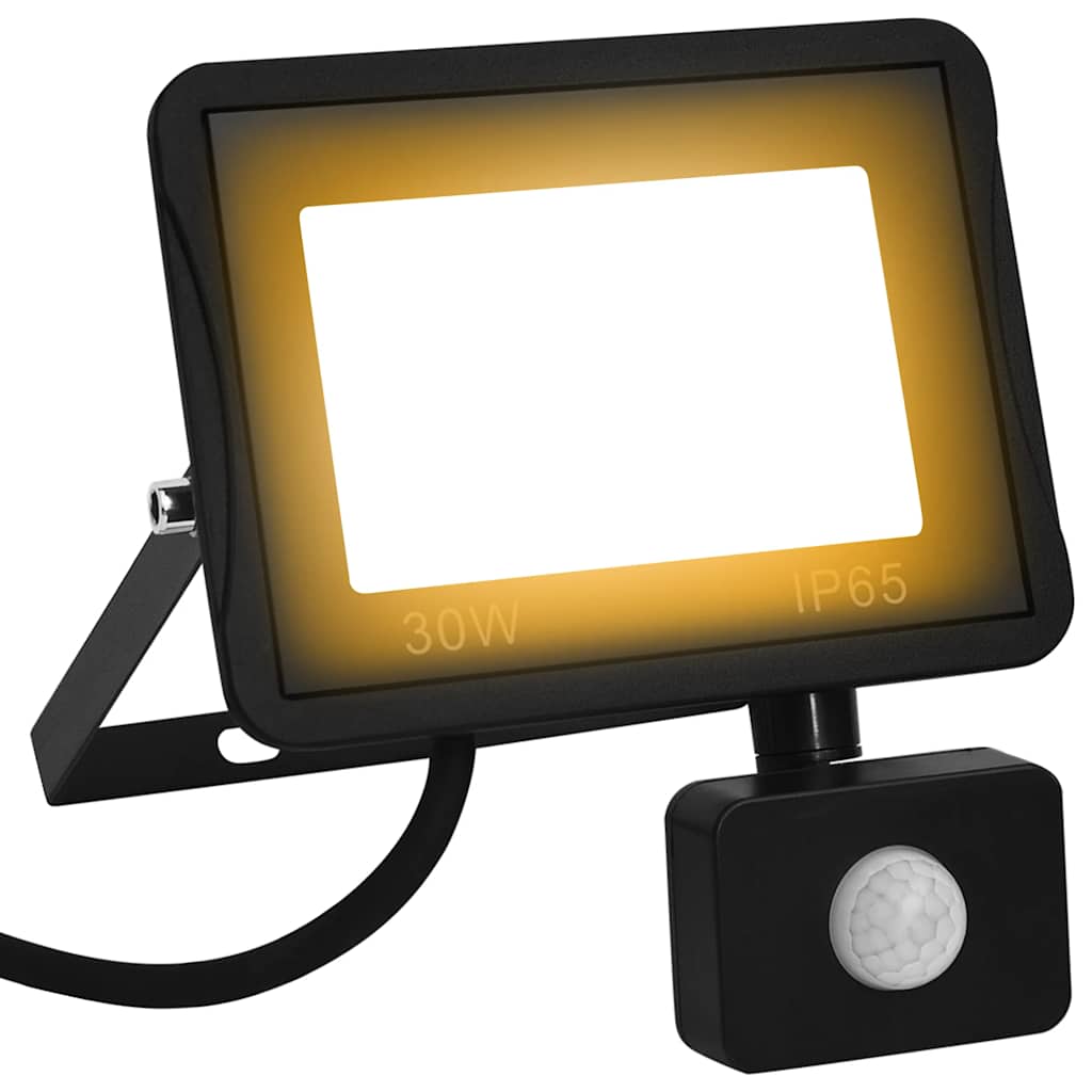Led-Fluter Mit Sensor 50W Warmweiß