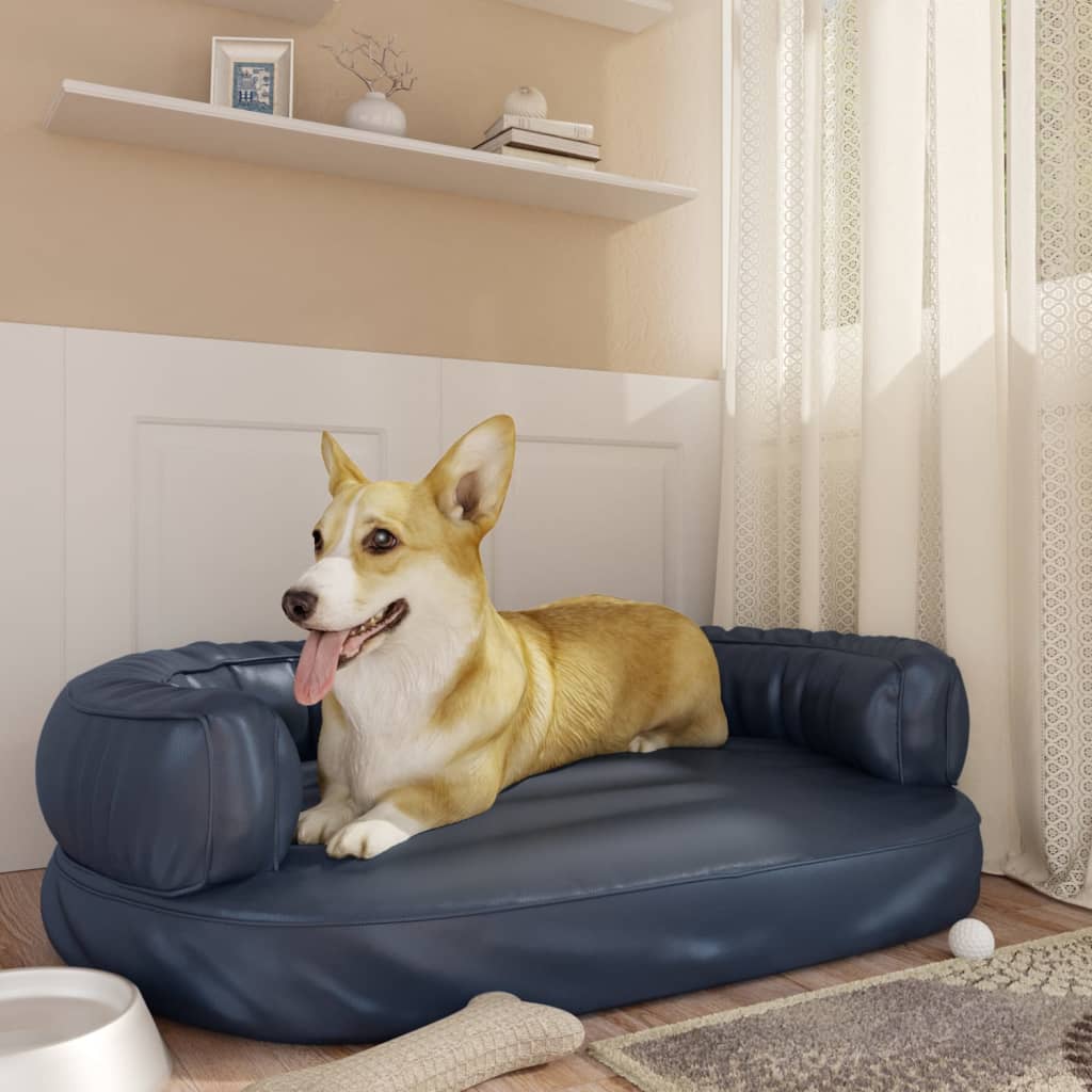 Hundebett Ergonomisch Schaumstoff Kunstleder