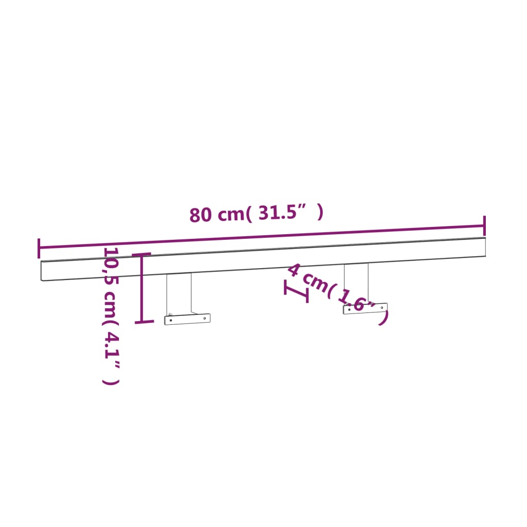 Led-Spiegelleuchte 13 W 80 Cm 3000 K
