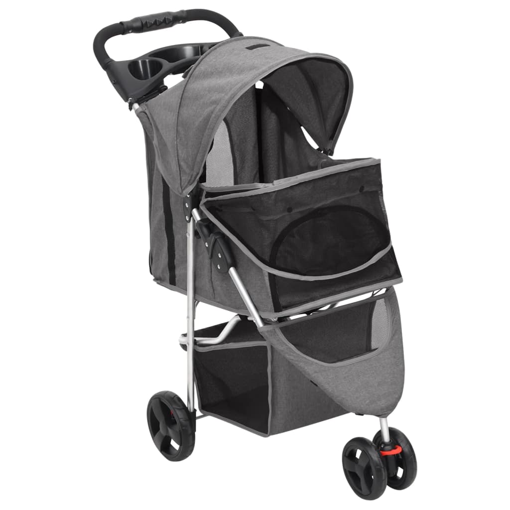 Hundewagen Faltbar 80X46X98 Cm Oxford-Gewebe