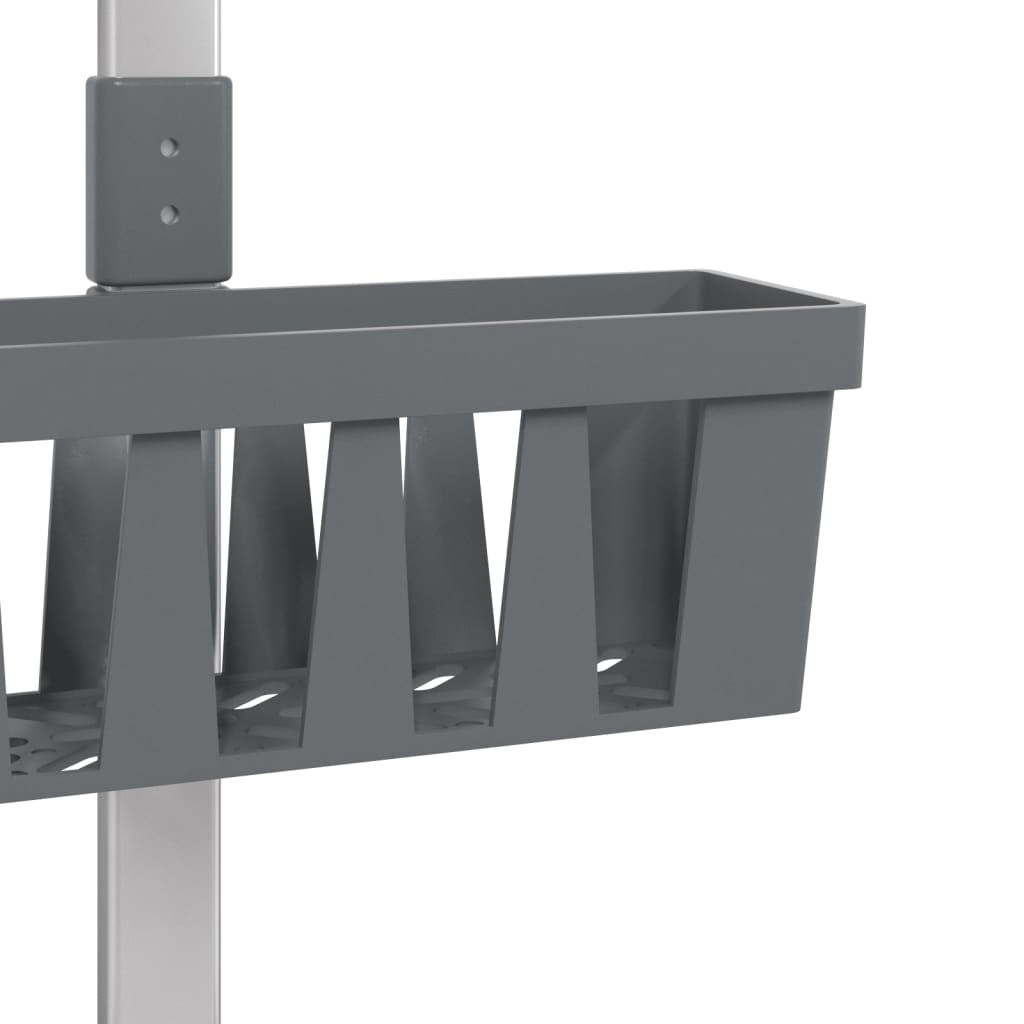 Duschregal Zum Hängen 30X15X(67-105) Cm Aluminium