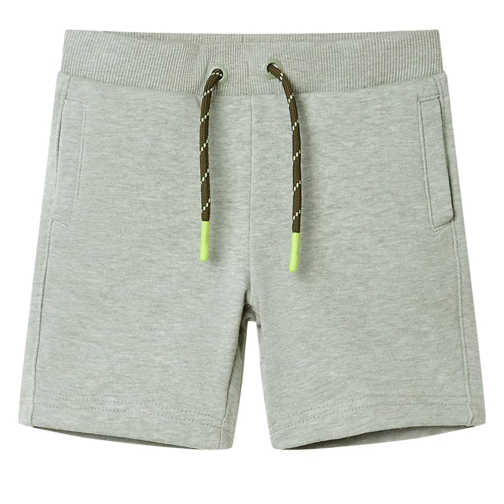 Kindershorts Mit Kordelzug Hell Melange 104