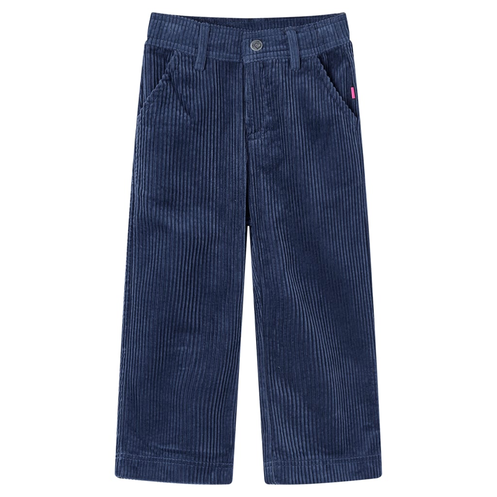 Kinderhose Cord Marineblau 92