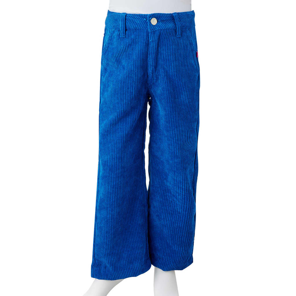 Kinderhose Cord Kobaltblau 128