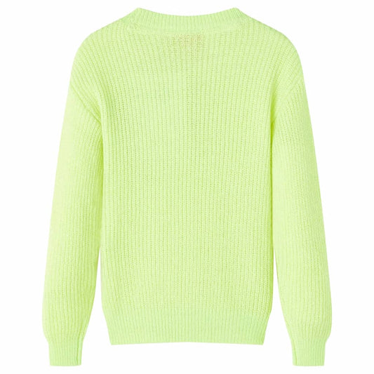Kinderpullover Gestrickt Neon 116