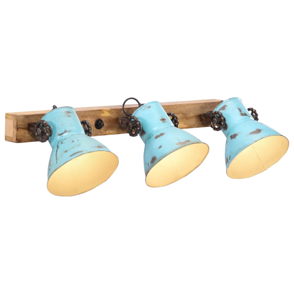 Wandleuchte 25 W 11,5X11,5X25 Cm E27 Blau