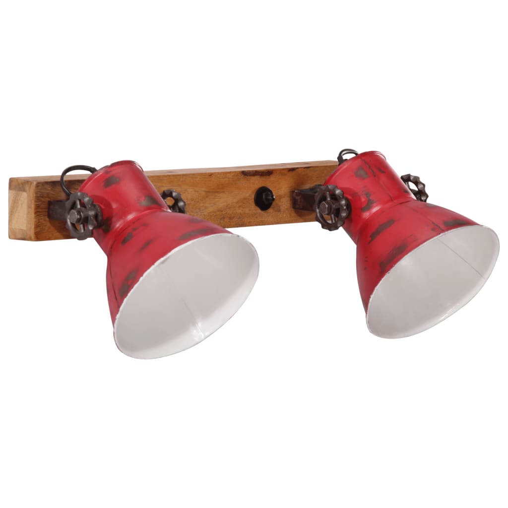 Wandleuchte 25 W 45X25 Cm E27 Rot