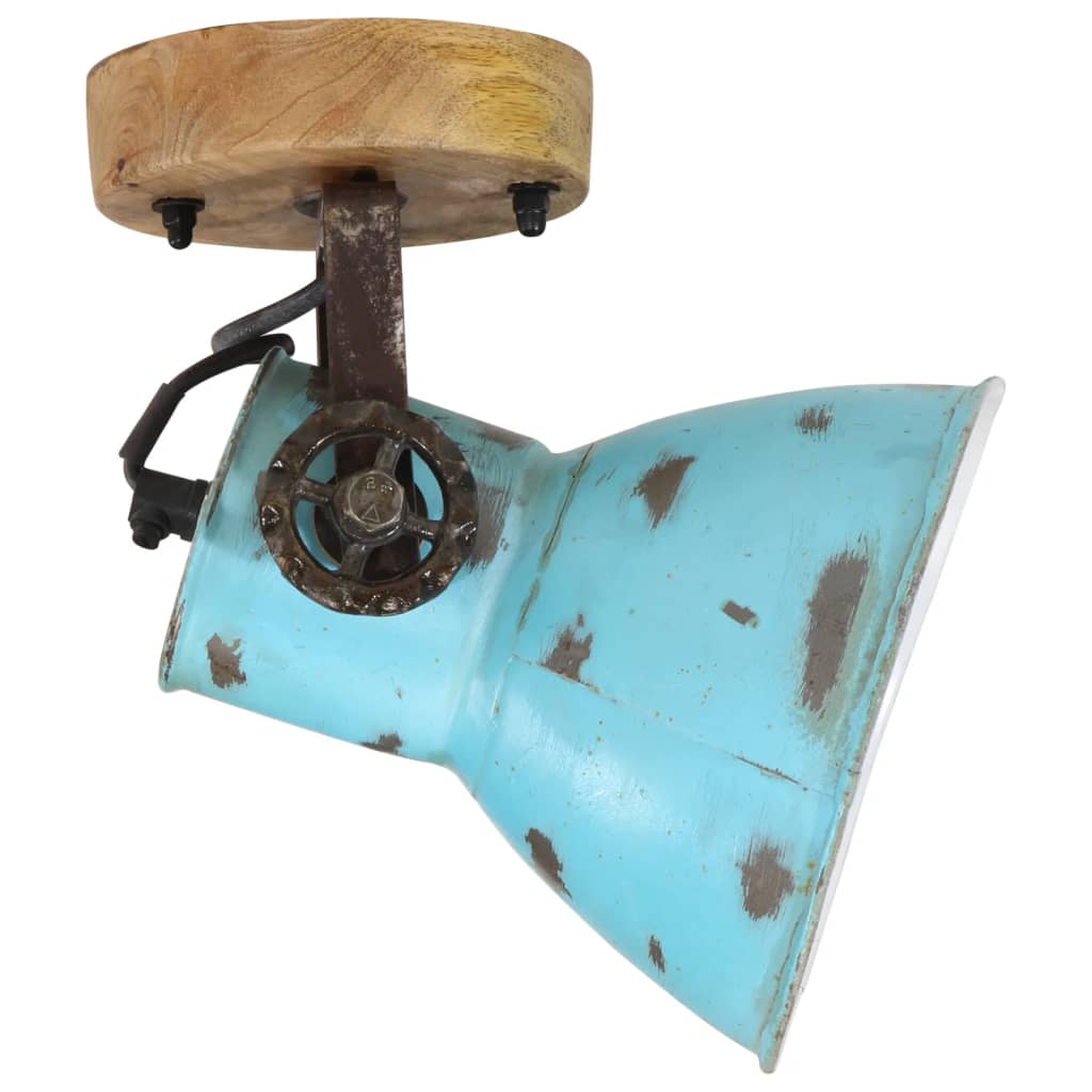 Wandleuchte 25 W 11,5X11,5X25 Cm E27 Blau