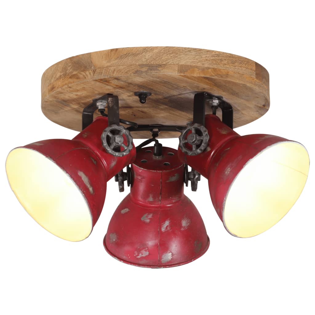 Wandleuchte 25 W 45X25 Cm E27 Rot