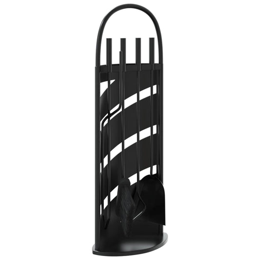 5-Teiliges Kaminbesteck-Set 23 X 15 X 66 Cm Stahl