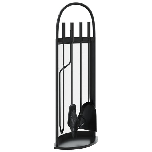 5-Teiliges Kaminbesteck-Set 23 X 15 X 66 Cm Stahl