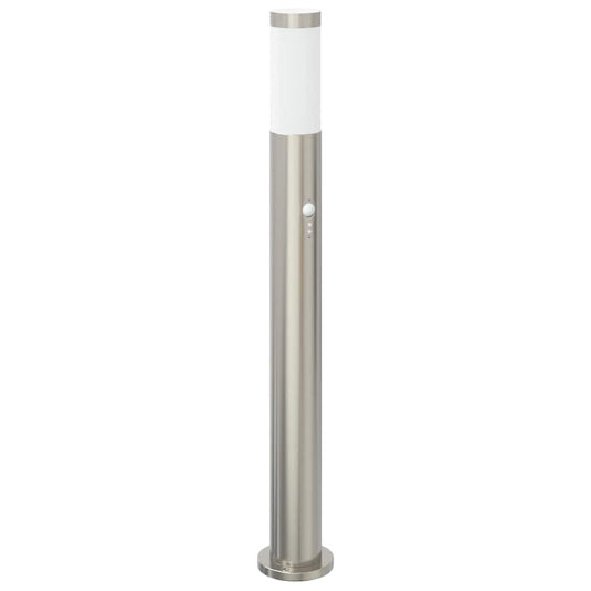 Pollerleuchte Mit Sensor 80 Cm Edelstahl Ip44