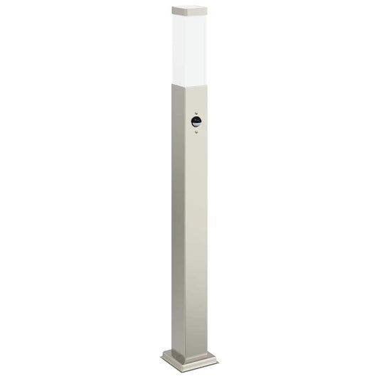 Pollerleuchte Mit Sensor 80 Cm Edelstahl Ip44