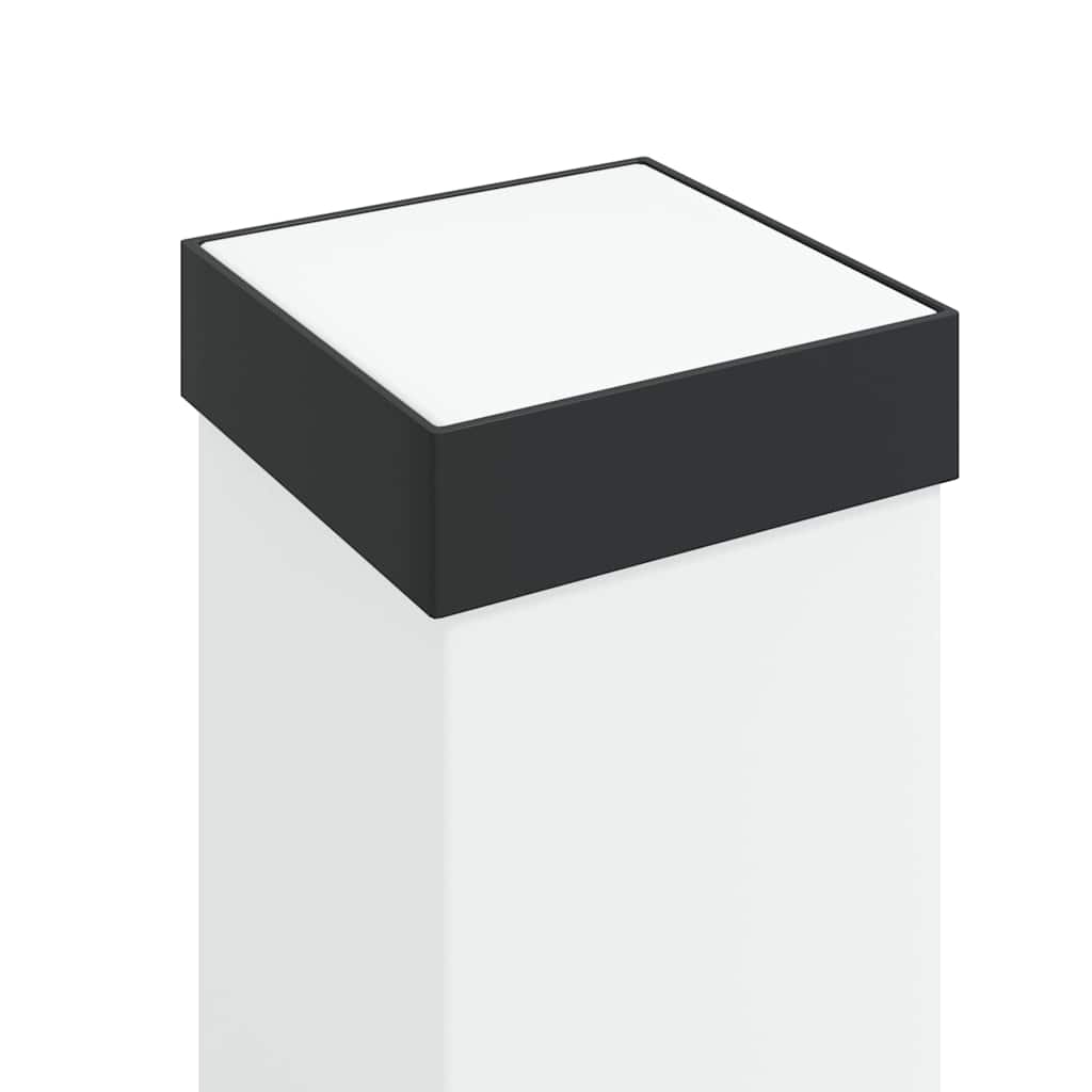 Pollerleuchten Mit Sensor&Steckdose 3 Stk. 110 Cm Schwarz Ip44