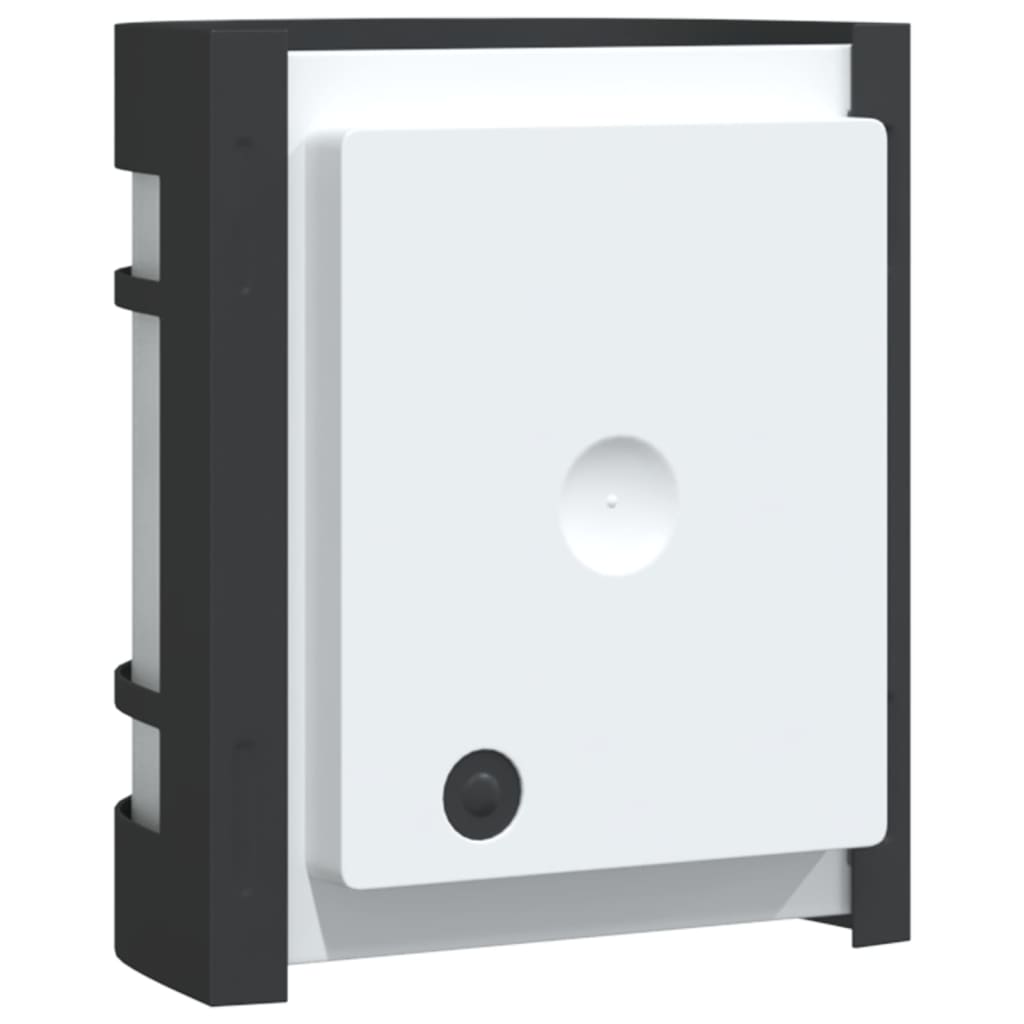 Außenwandleuchten 2 Stk. Edelstahl Schwarz